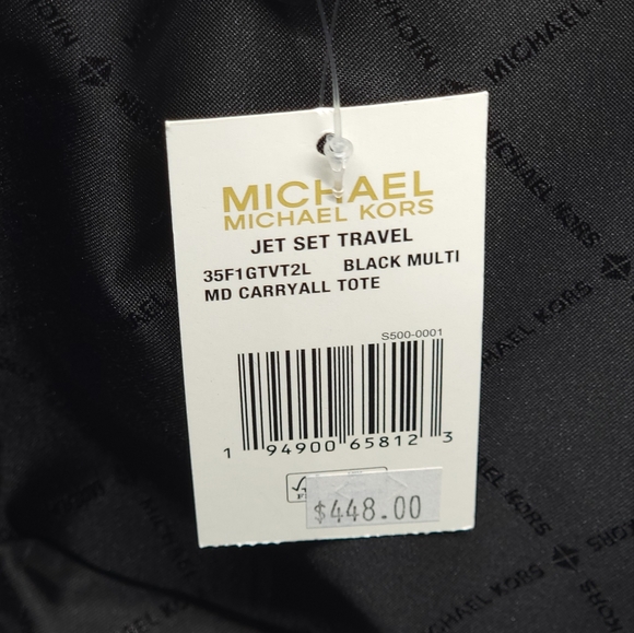 ⚠️LAST 1⚠️ Michael Kors Jet Set MD Carryall Tote Black - Picture 8 of 10